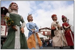 bidart inauteriak alde zaharreko erraldoiak