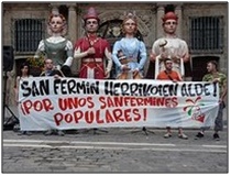 herri sanferminak san fermines populares gora iru&ntilde;ea